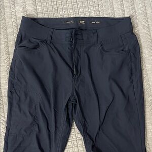 PrAna Stretch Zion Halle Pants Navy - Straight Fit